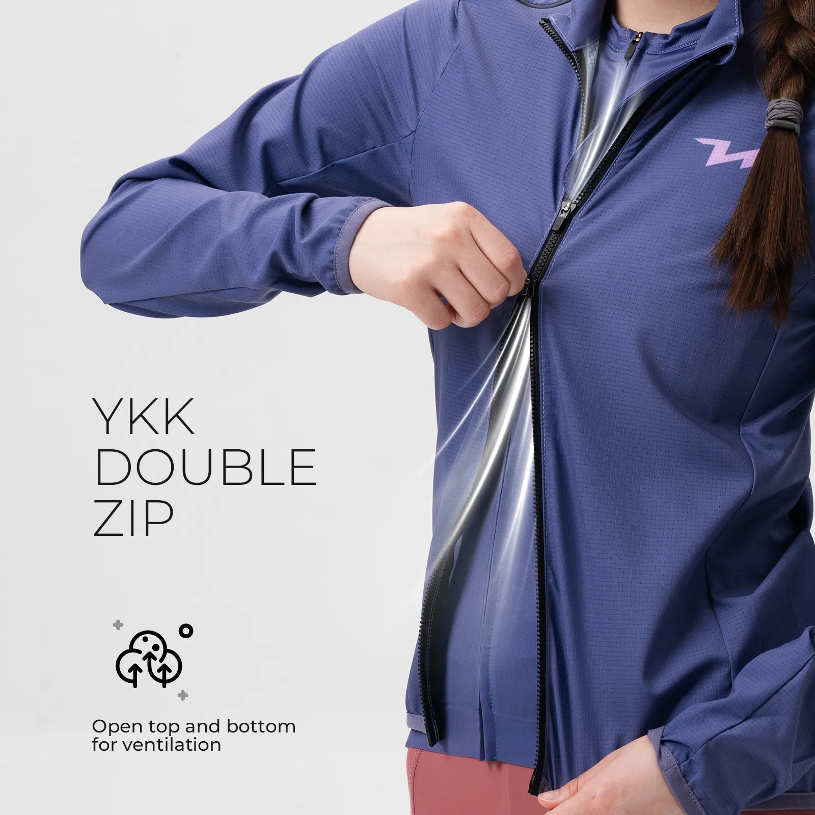 TVI Women's Windproof Cycling Jacket Future Series - Image 13