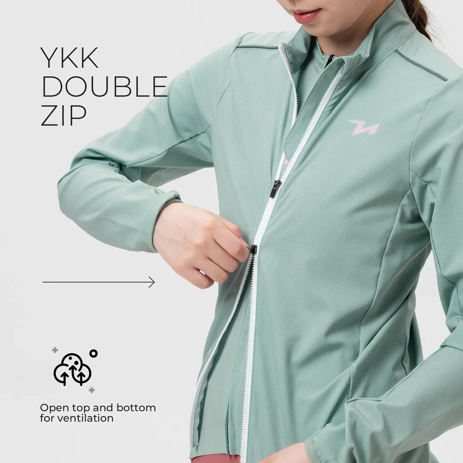 TVI Women's Windproof Cycling Jacket Future Series - Image 17