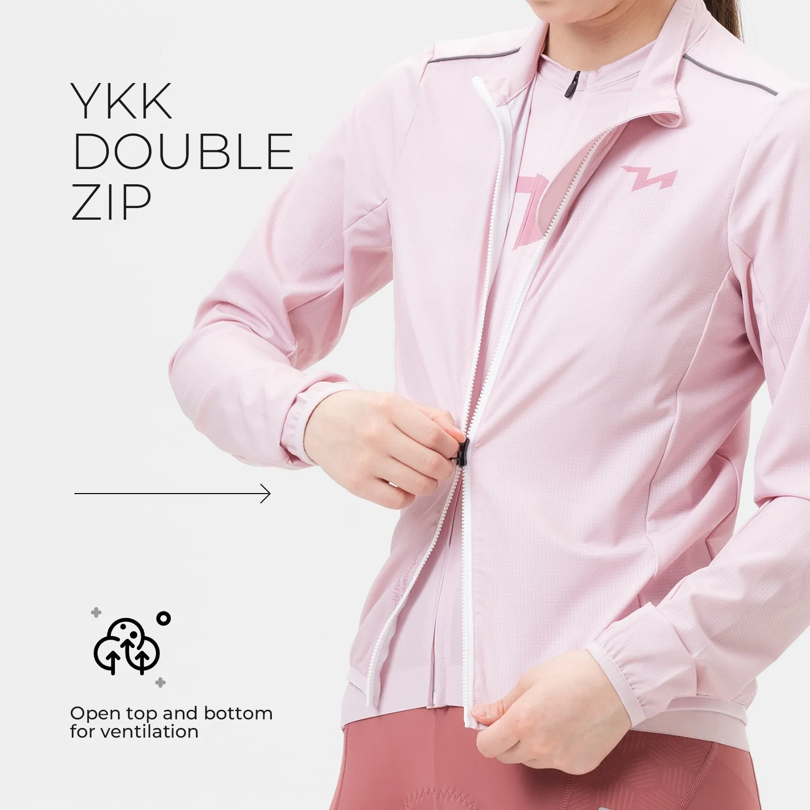 TVI Women's Windproof Cycling Jacket Future Series - Image 3
