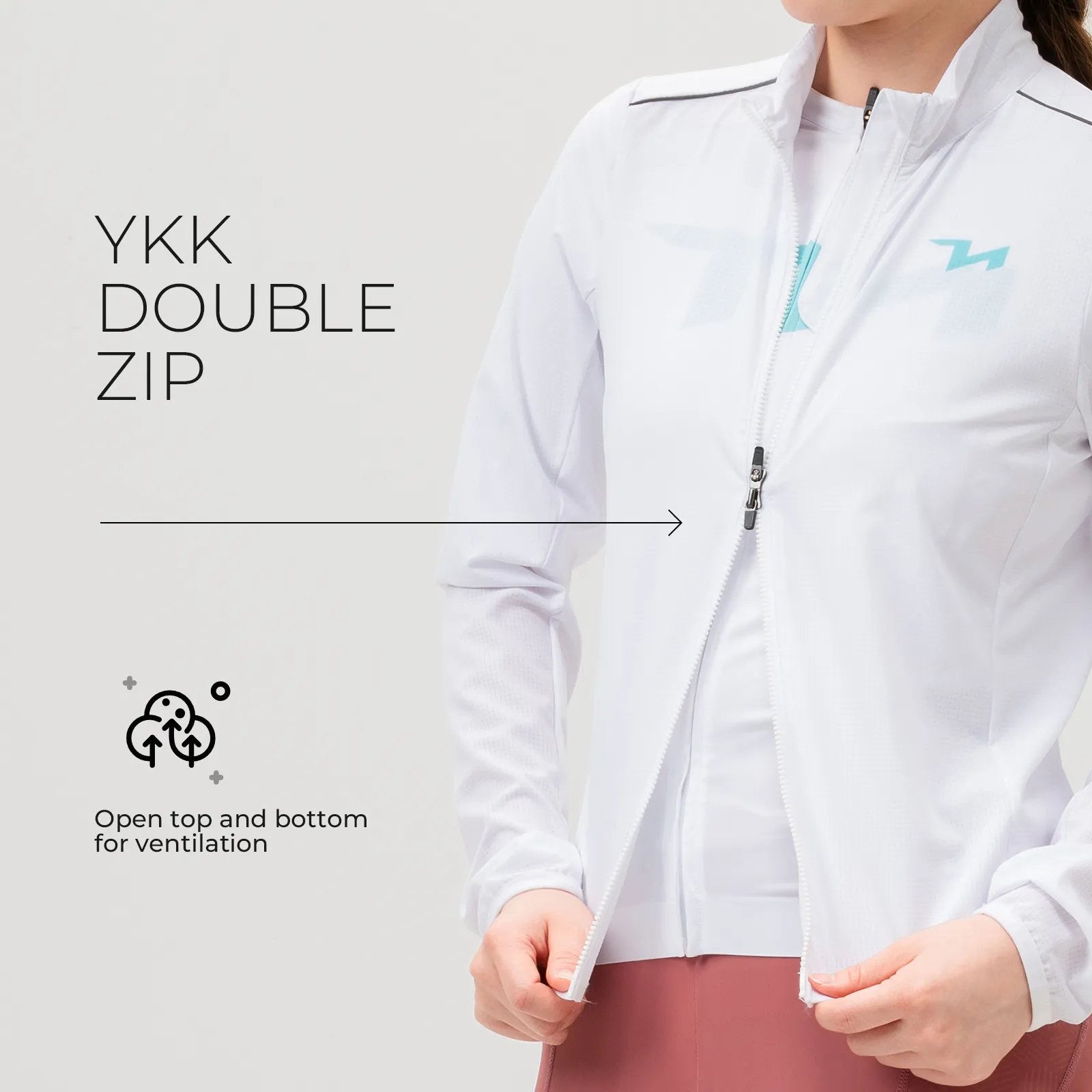 TVI Women's Windproof Cycling Jacket Future Series - Image 8