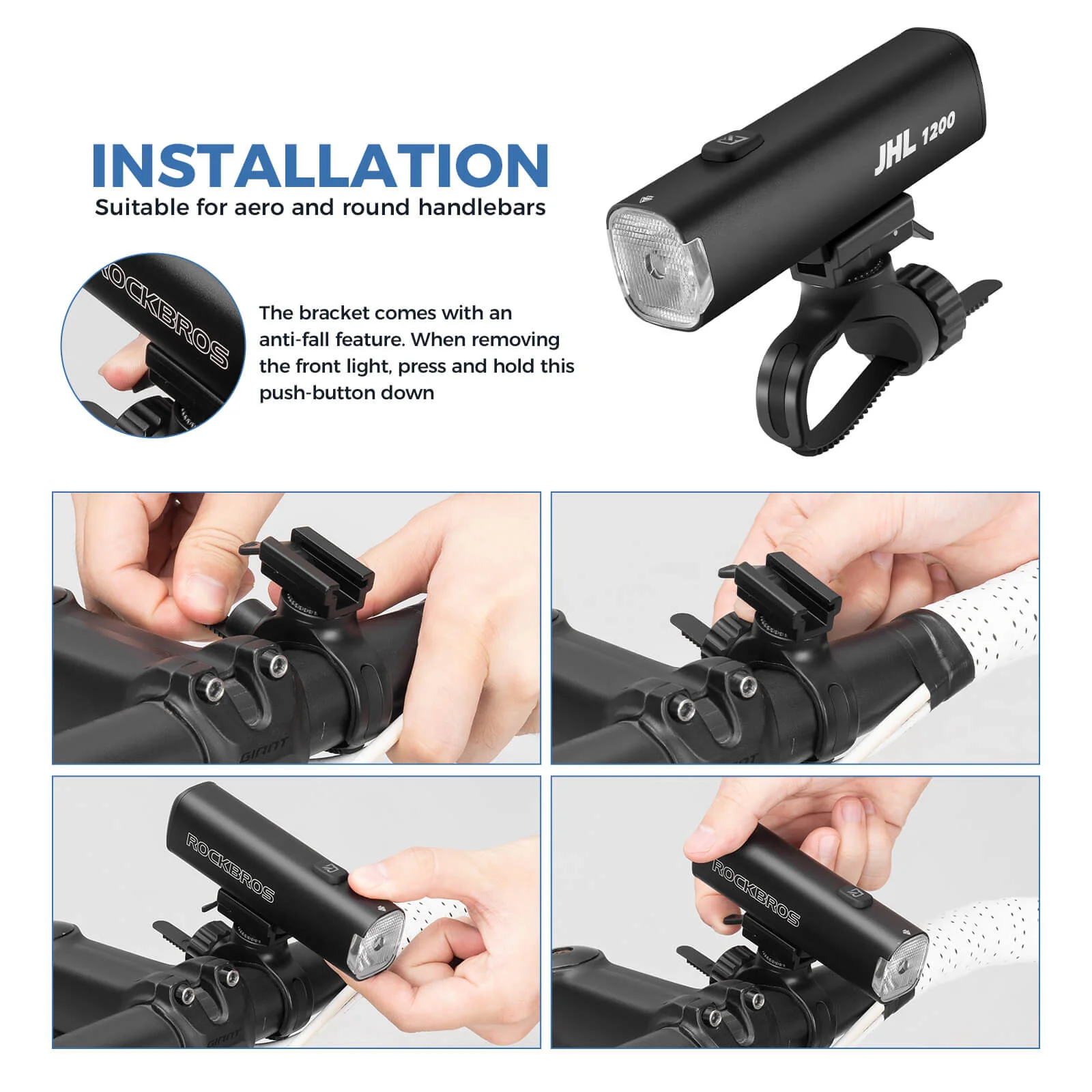 Ultra Bright Multi-Mode Bike Headlight 1200LM IPX6 Waterproof - Image 7