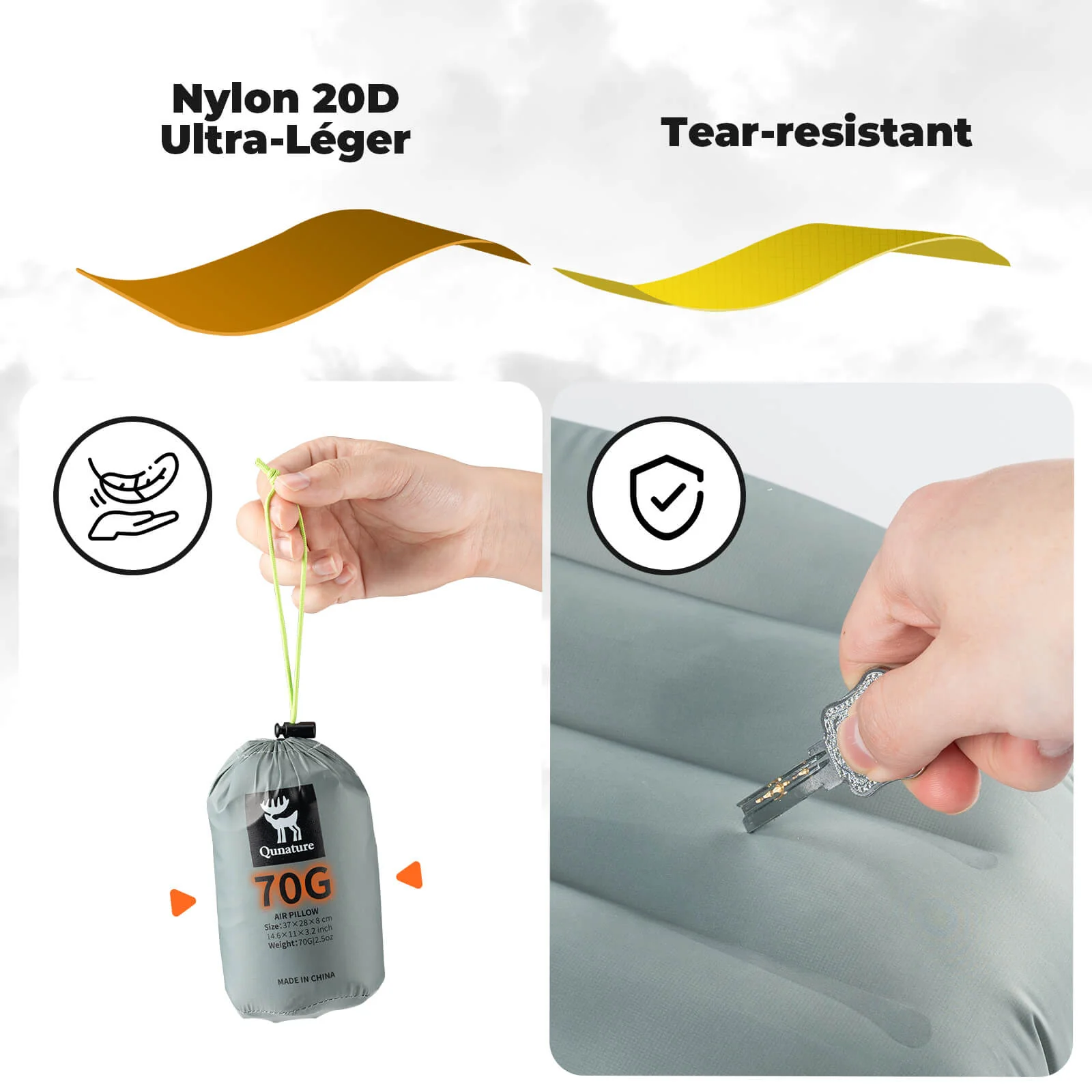 Ultralight Camping Air Pillow AeroCloud Series - Image 3