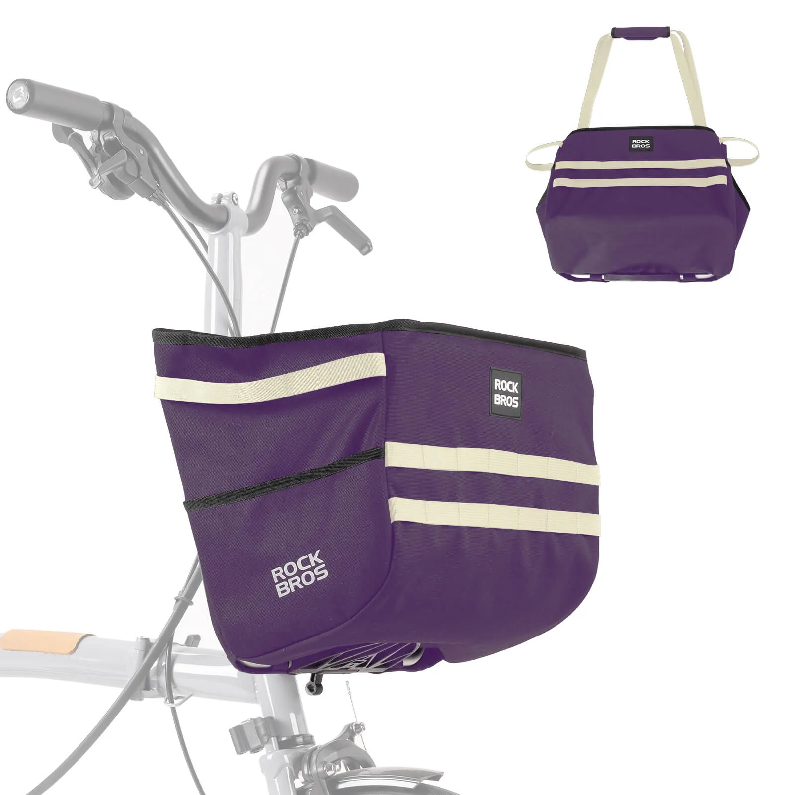 UrbanRide Bike Handlebar Bag for Folding Bikes City Commutes W016 - Image 11