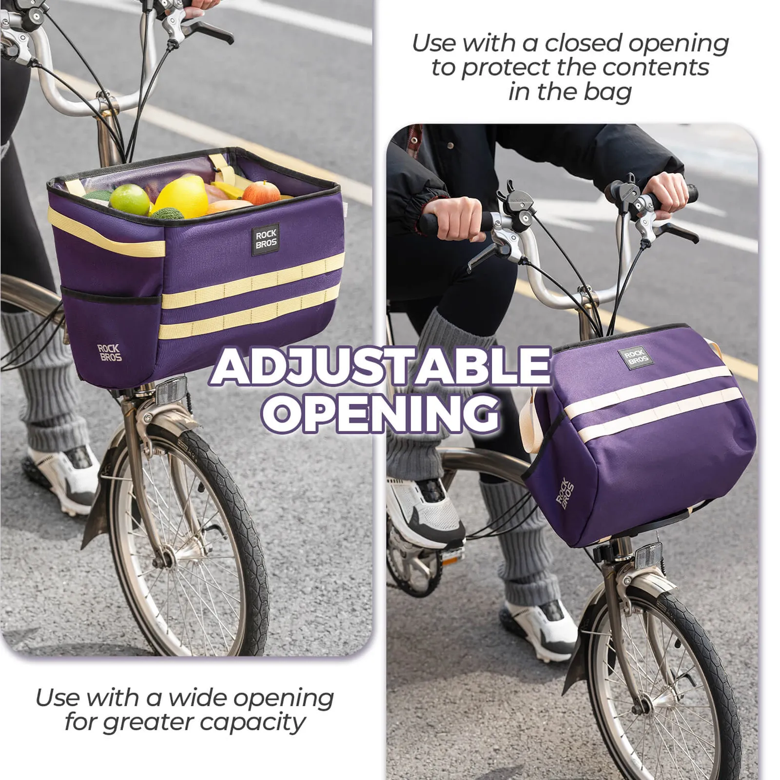 UrbanRide Bike Handlebar Bag for Folding Bikes City Commutes W016 - Image 6
