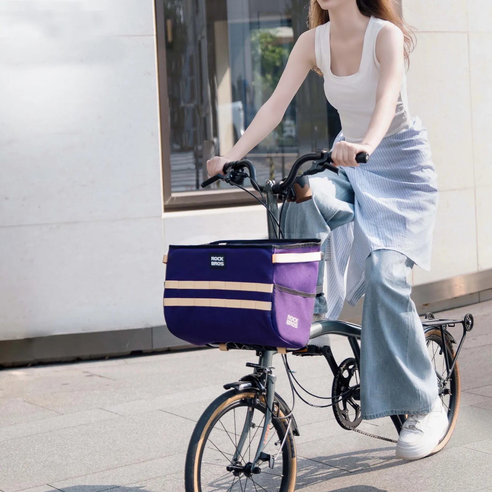 UrbanRide Bike Handlebar Bag for Folding Bikes City Commutes W016 - Image 9