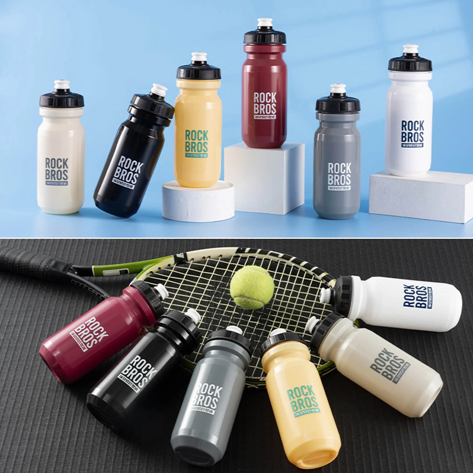 Vibrant Squeeze Cycling Water Bottle 600ml - Image 14