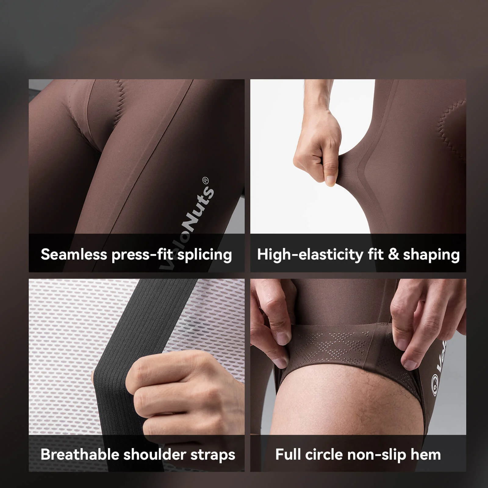 VNS Men’s Cycling Bib Shorts Sora Series - Image 13