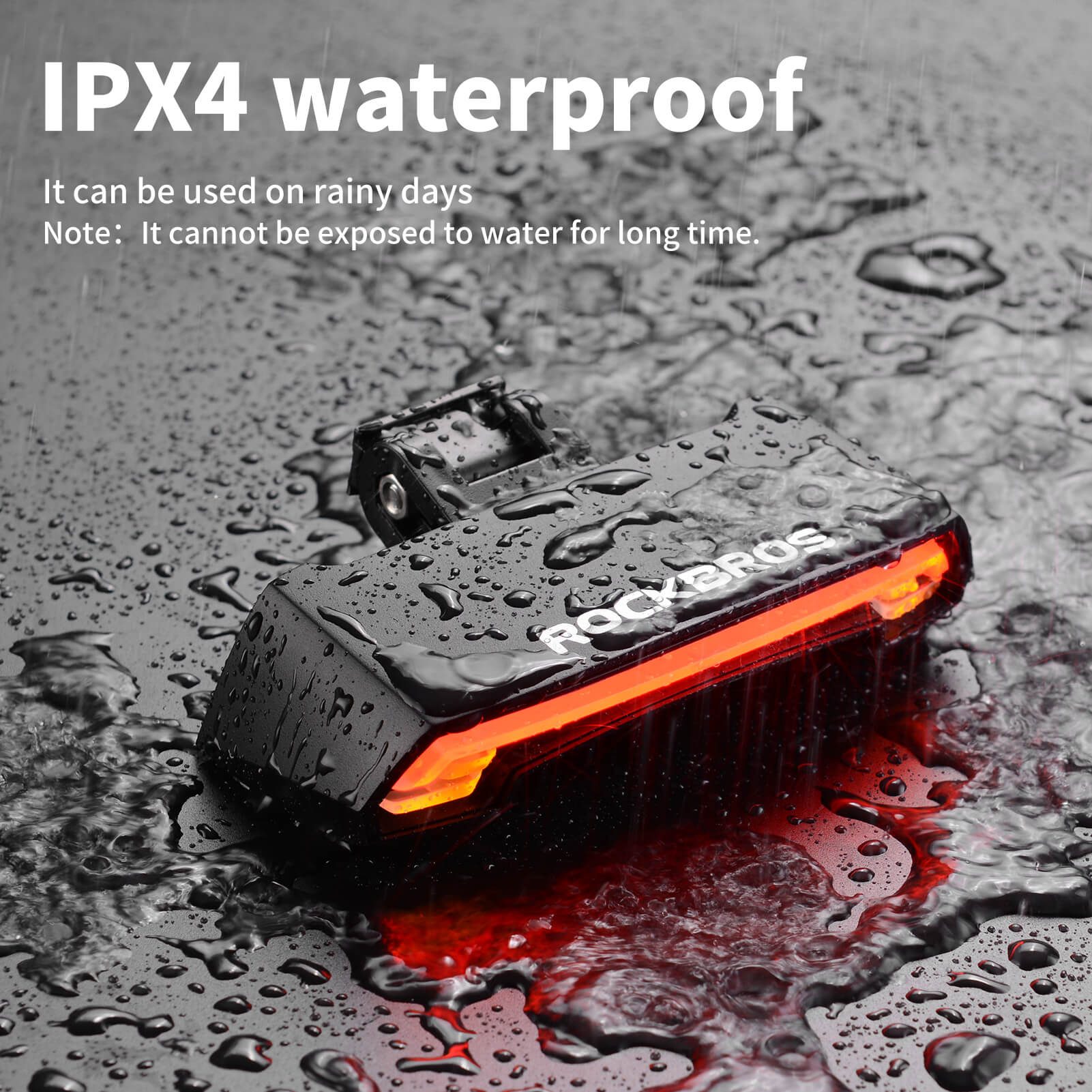 Waterproof Bike Rear Light with Saddle Mount and Wireless Remote Control Dual Laser Safety Lines - Image 8