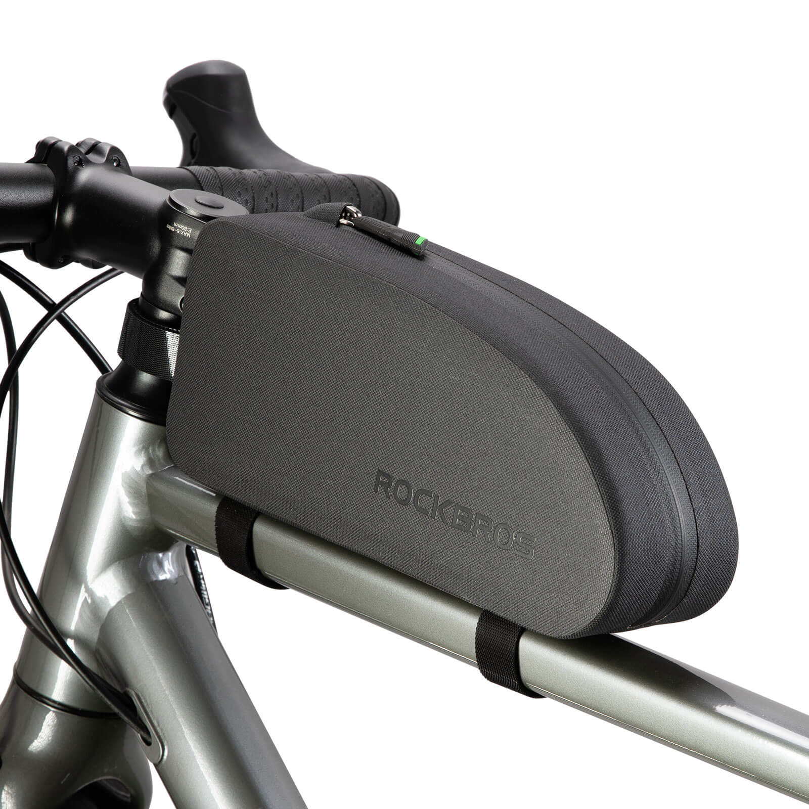 Waterproof Frame Cycling Bag Black Nylon Top Tube Bag - Image 8