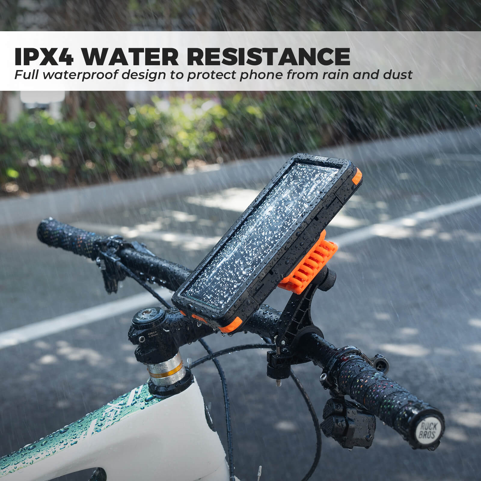 Waterproof Magnetic Bike Phone Mount with Shock Absorption - Image 11