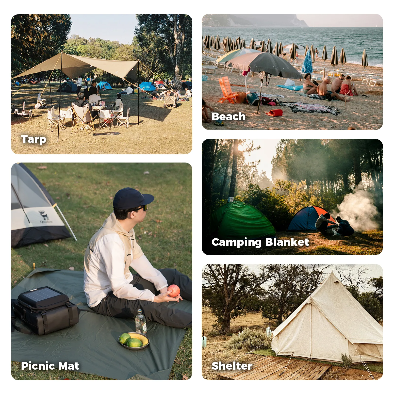 Waterproof Picnic Mat Lightweight Foldable Blanket for Beach Camping - Image 12