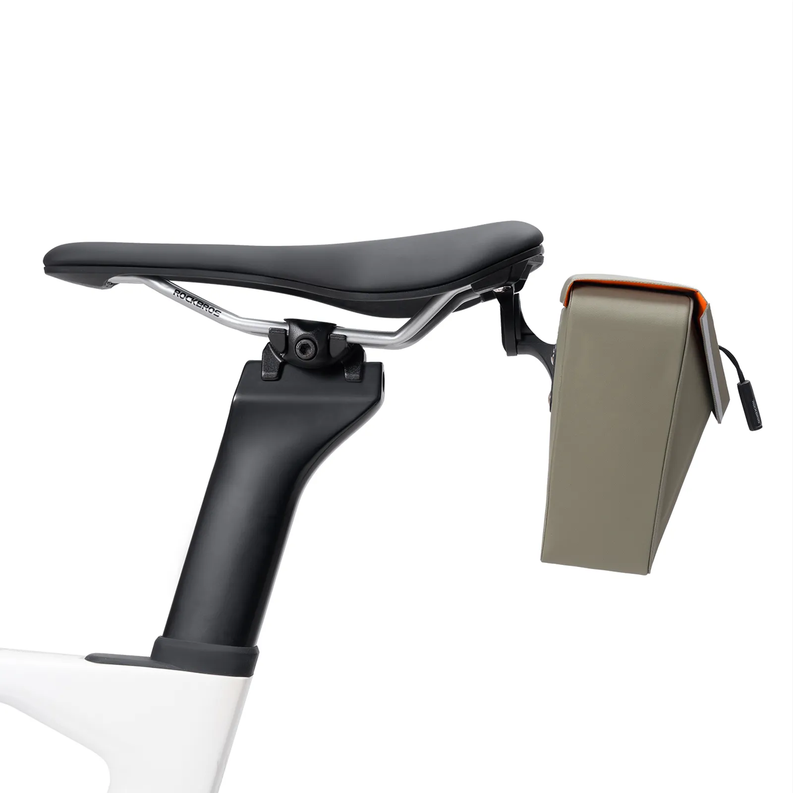 Waterproof Triangle Bike Saddle Bag with Magnetic Quick Release 0.6L