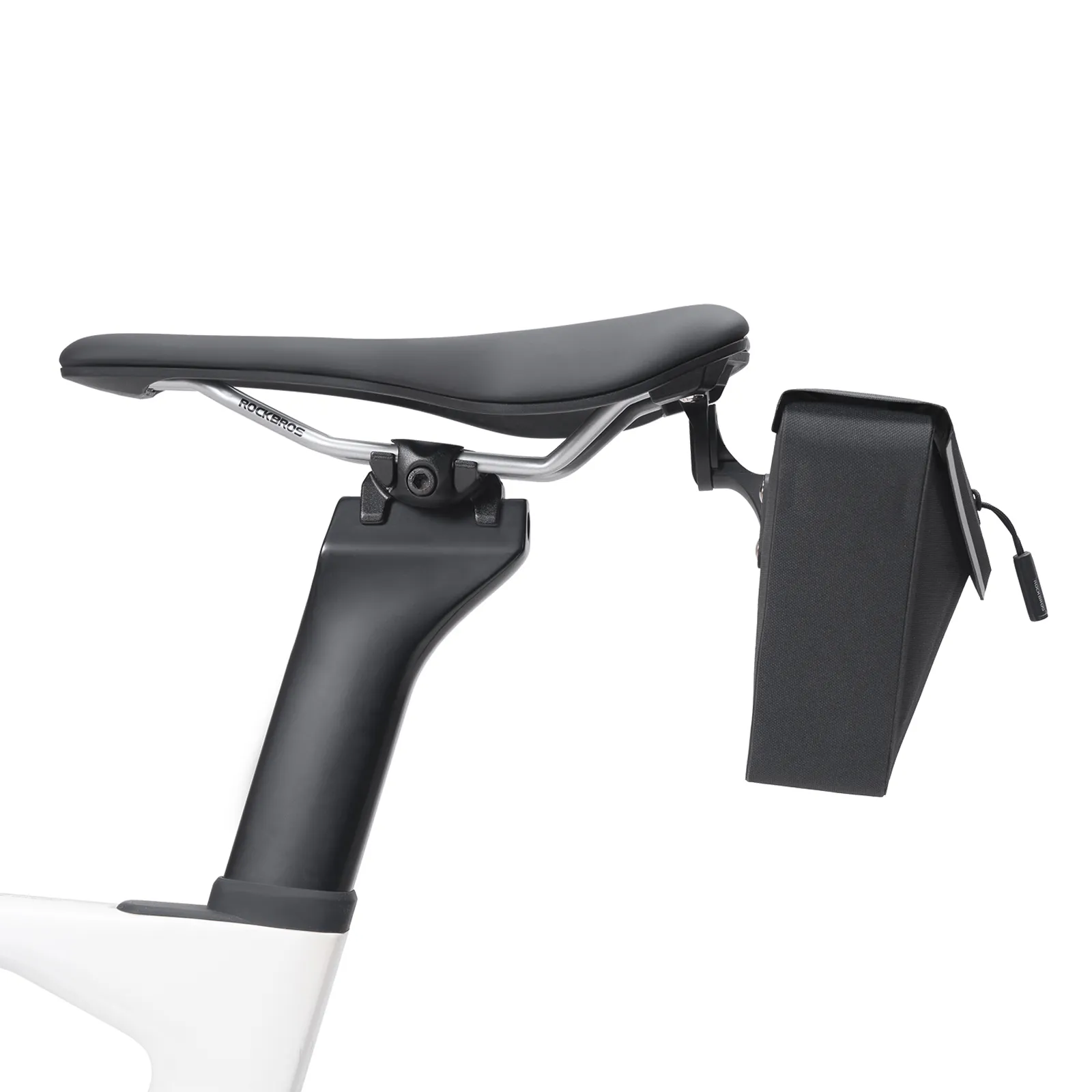 Waterproof Triangle Bike Saddle Bag with Magnetic Quick Release 0.6L - Image 7