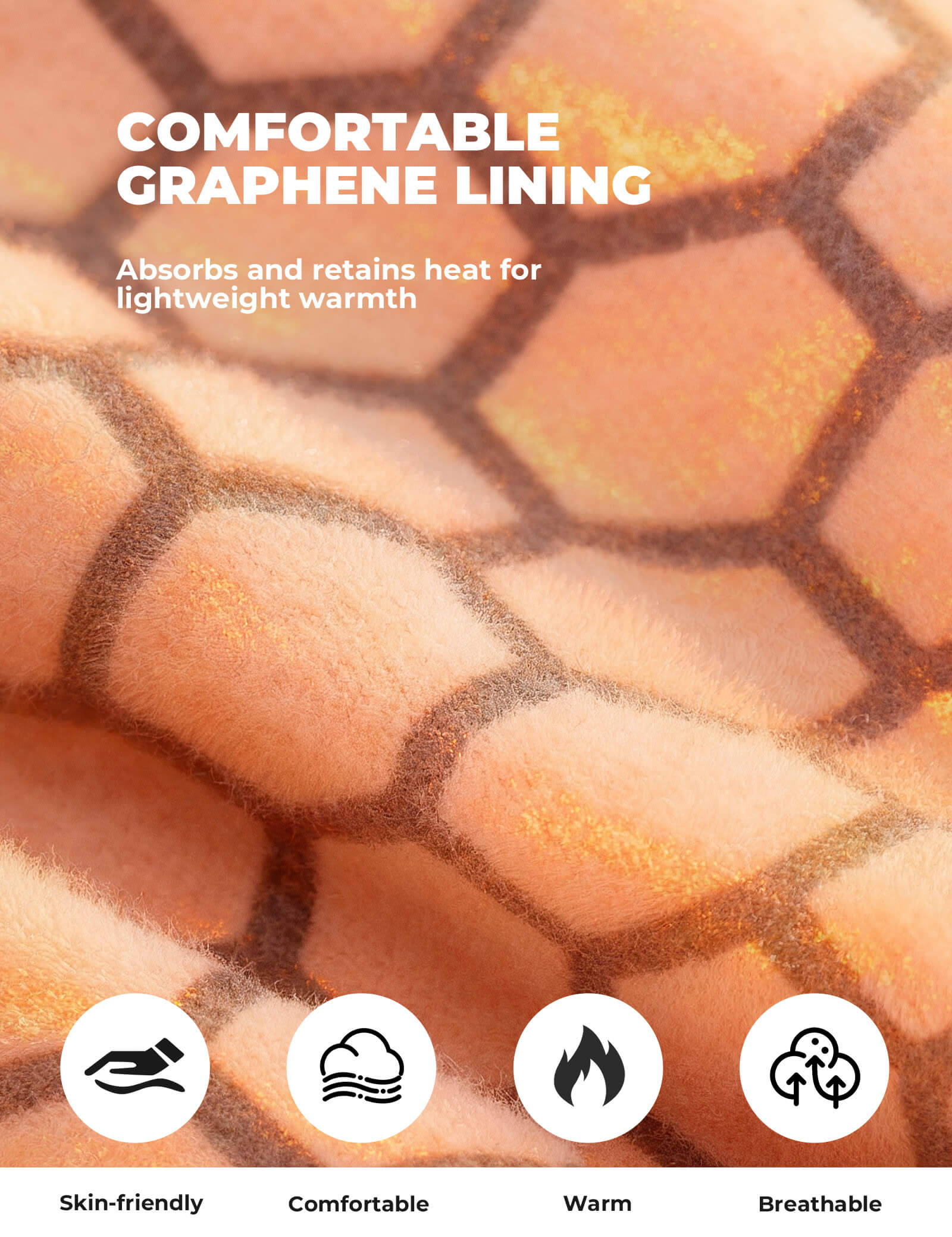 Windproof Cycling Gloves Graphene Fleece Full Finger Unisex - Image 19
