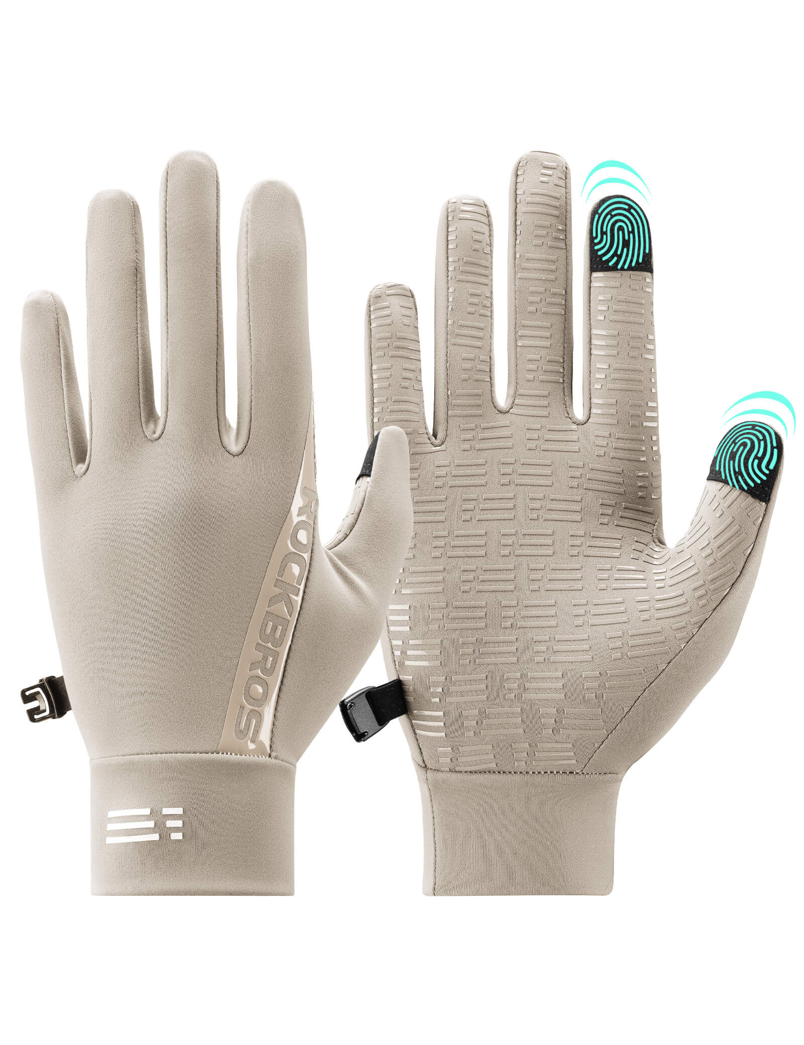 Windproof Cycling Gloves Graphene Fleece Full Finger Unisex - Image 9
