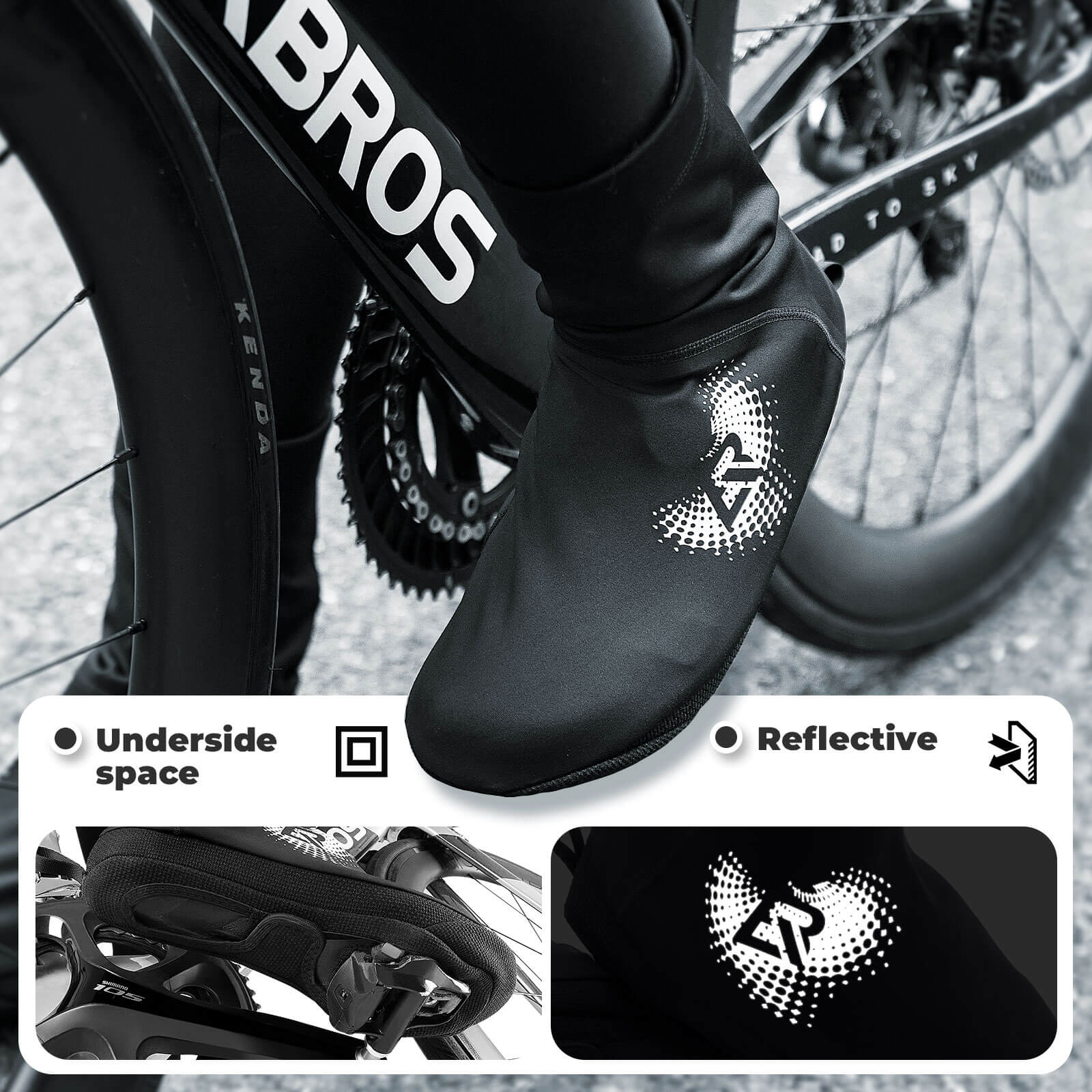 Windproof Cycling Shoe Covers High Ankle Protection - Image 4