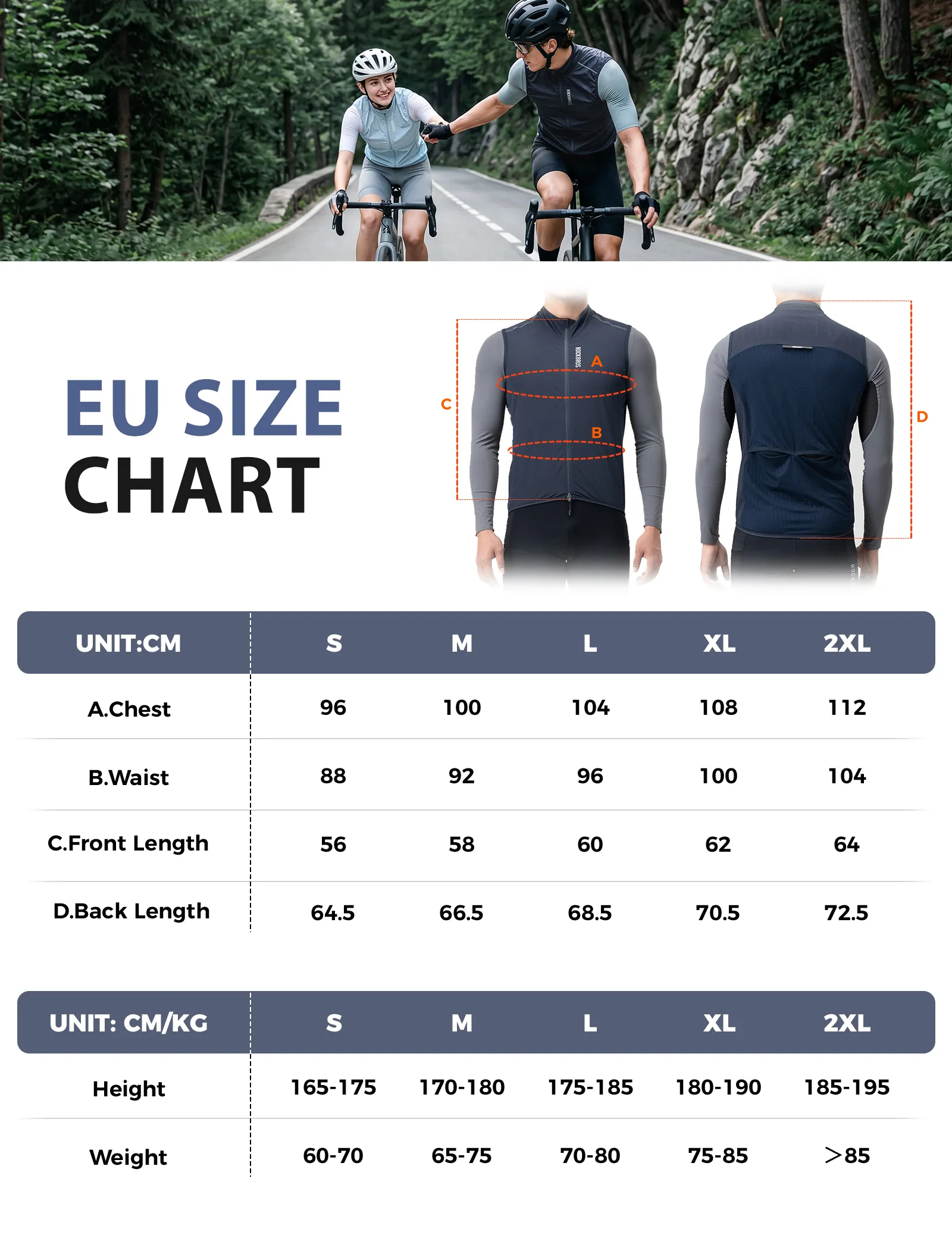 Windproof Cycling Vest Breathable Sleeveless Unisex AeroLite - Image 16