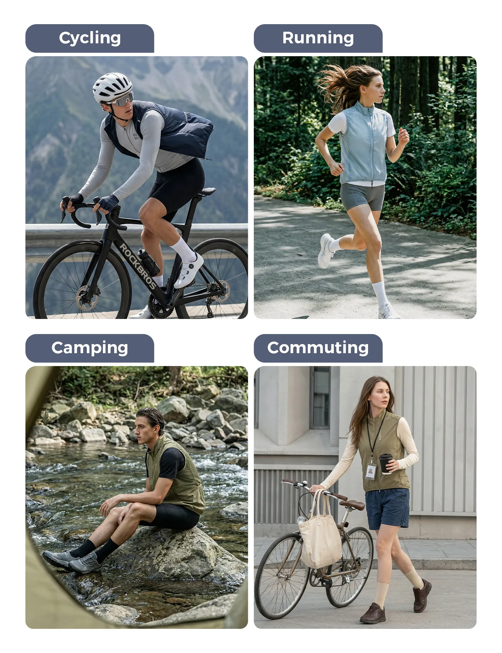 Windproof Cycling Vest Breathable Sleeveless Unisex AeroLite - Image 31