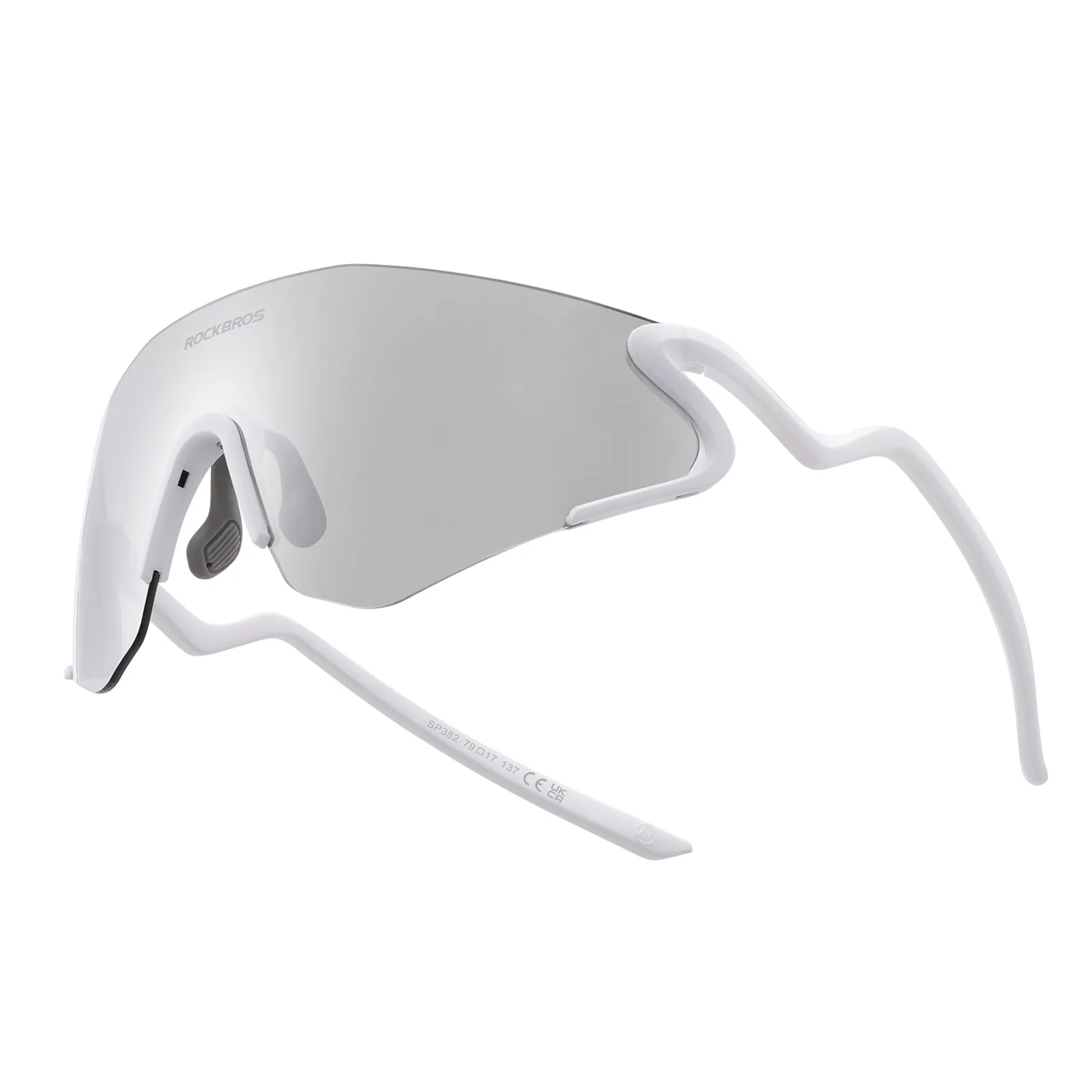 Windproof Photochromic Cycling Glasses with Prescription Insert SnakeLine
