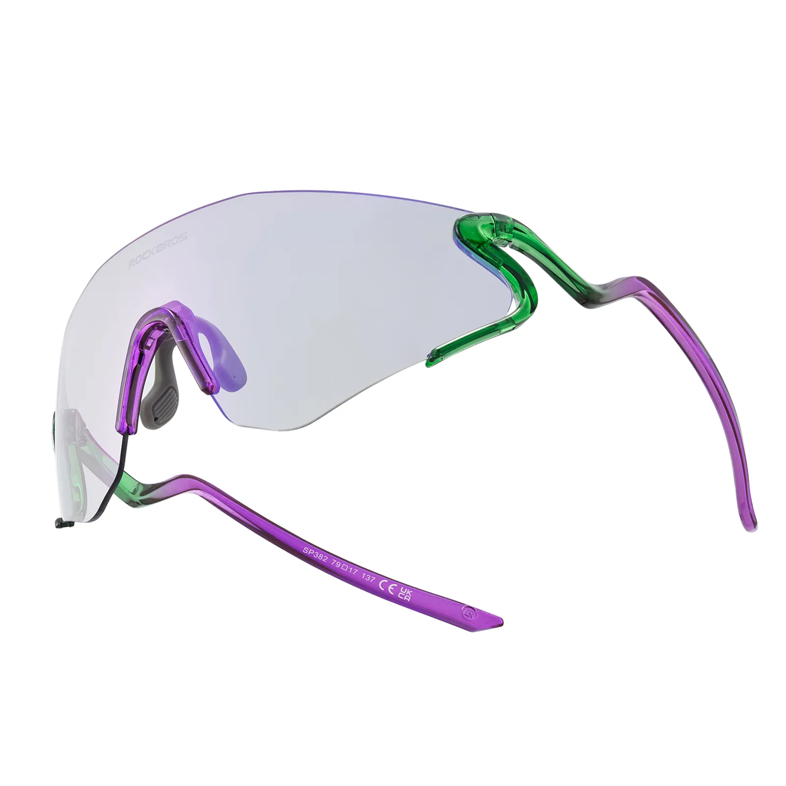 Windproof Photochromic Cycling Glasses with Prescription Insert SnakeLine - Image 24