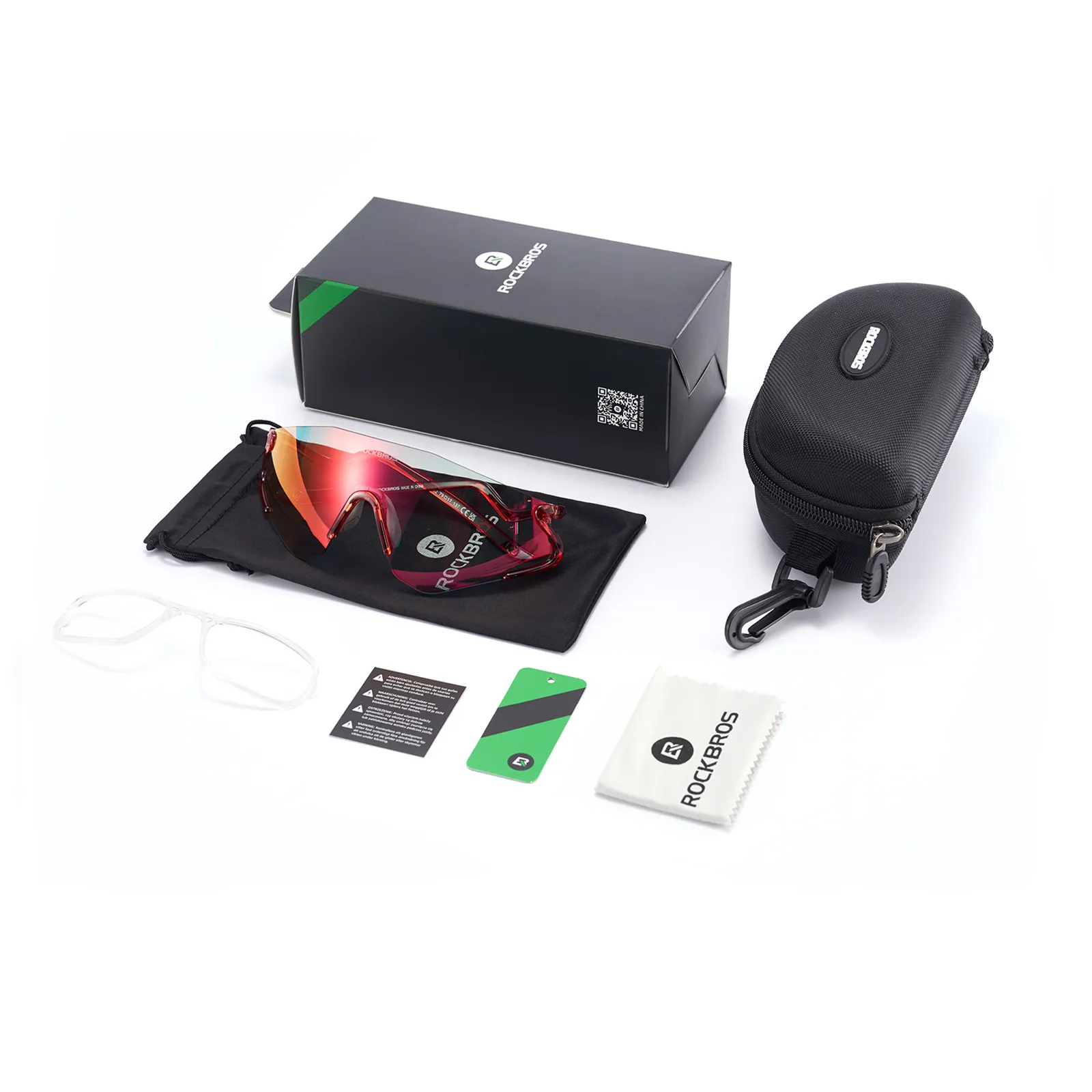 Windproof Photochromic Cycling Glasses with Prescription Insert SnakeLine - Image 30