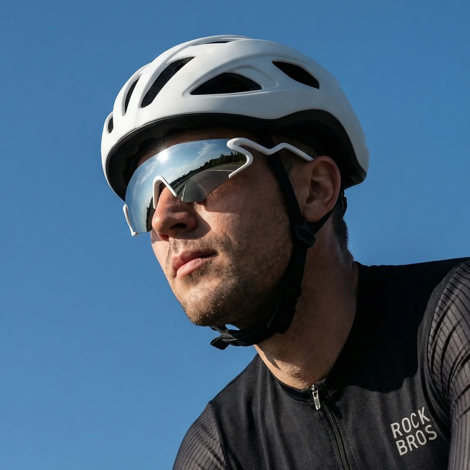 Windproof Photochromic Cycling Glasses with Prescription Insert SnakeLine - Image 7