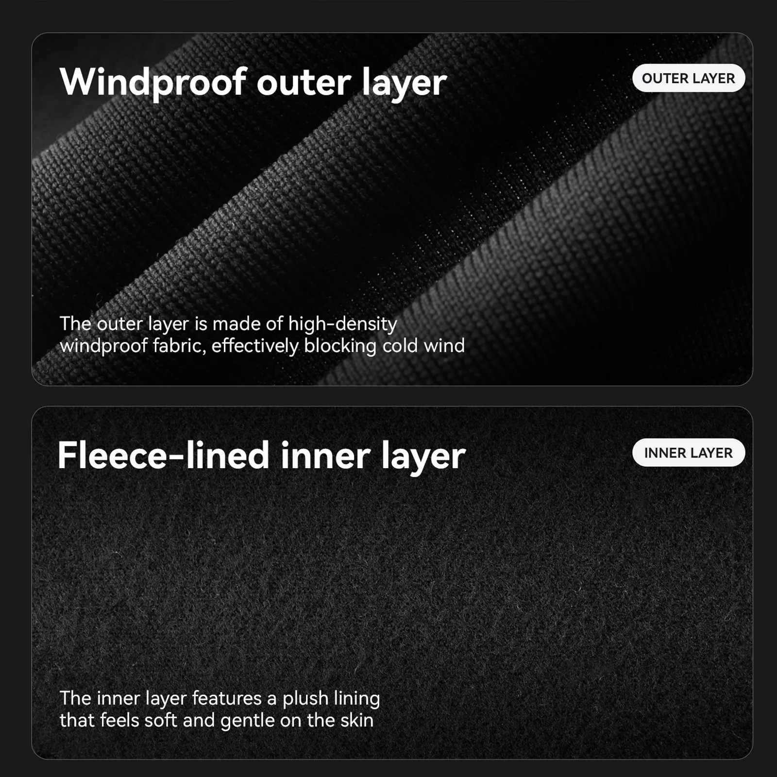 Windproof Thermal Face Mask with Breathable Nose & Mouth Vents for Cycling - Image 2