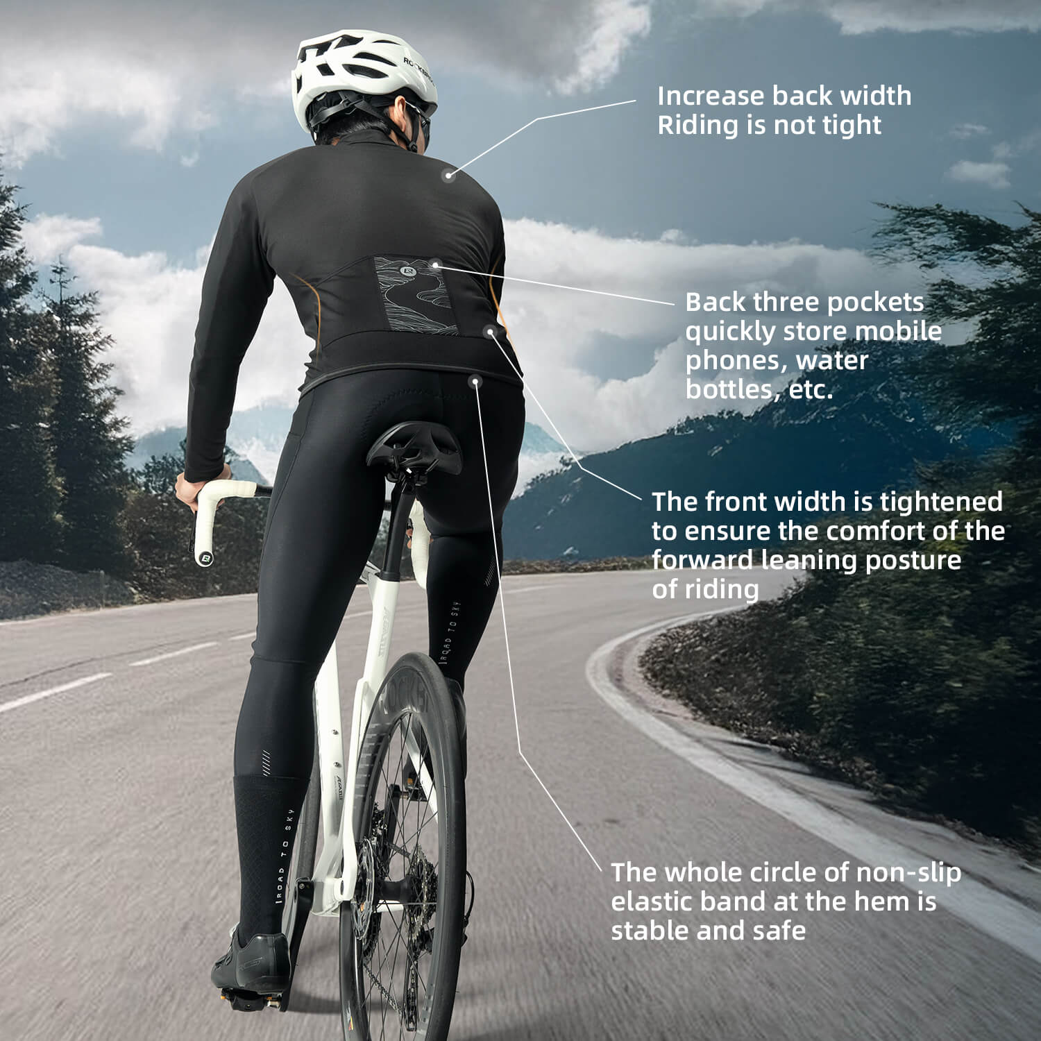 Winter Thermal Windproof Cycling Jersey - Image 5