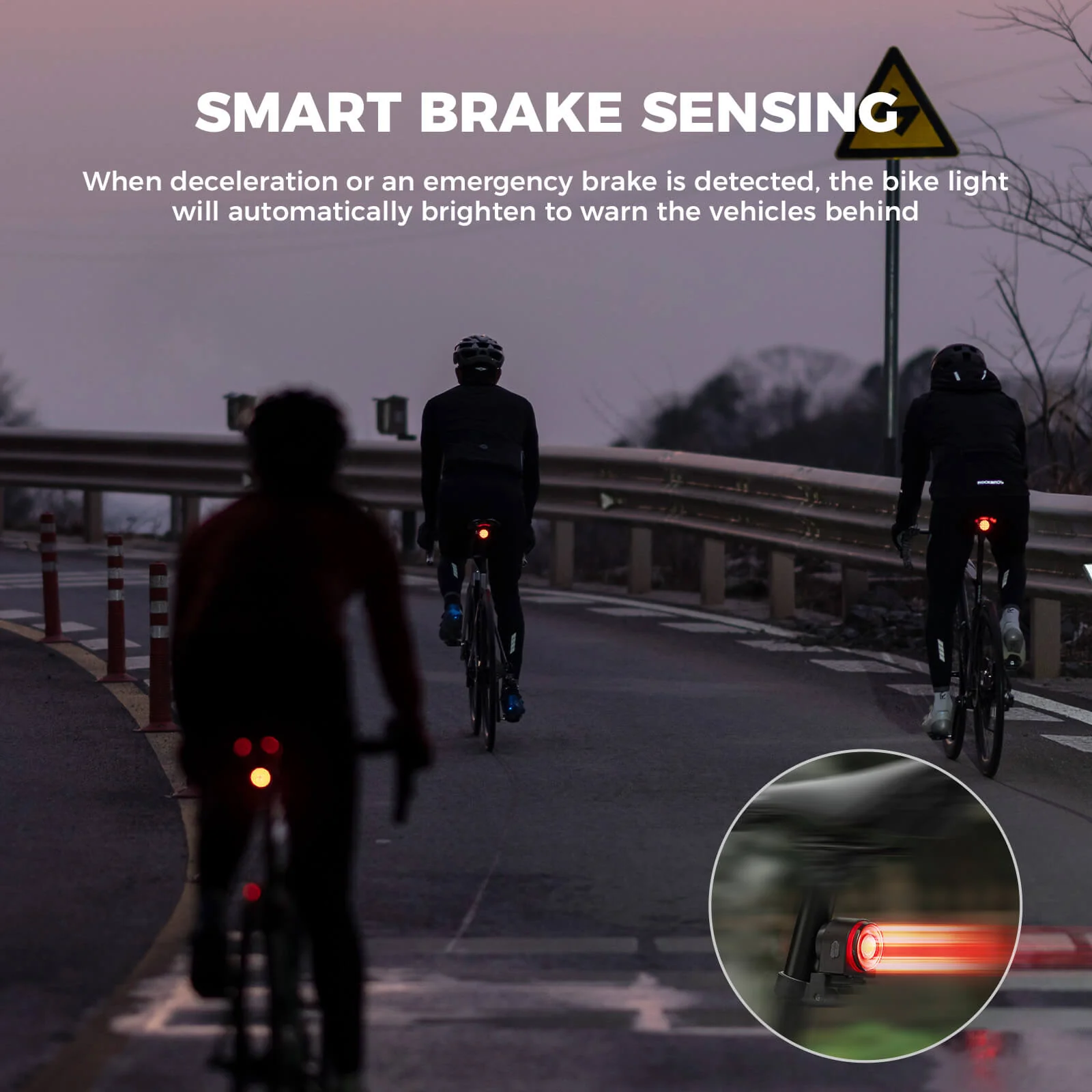 Wireless Remote Bike Tail Light Intelligent Brake Sensing A8Pro - Image 8